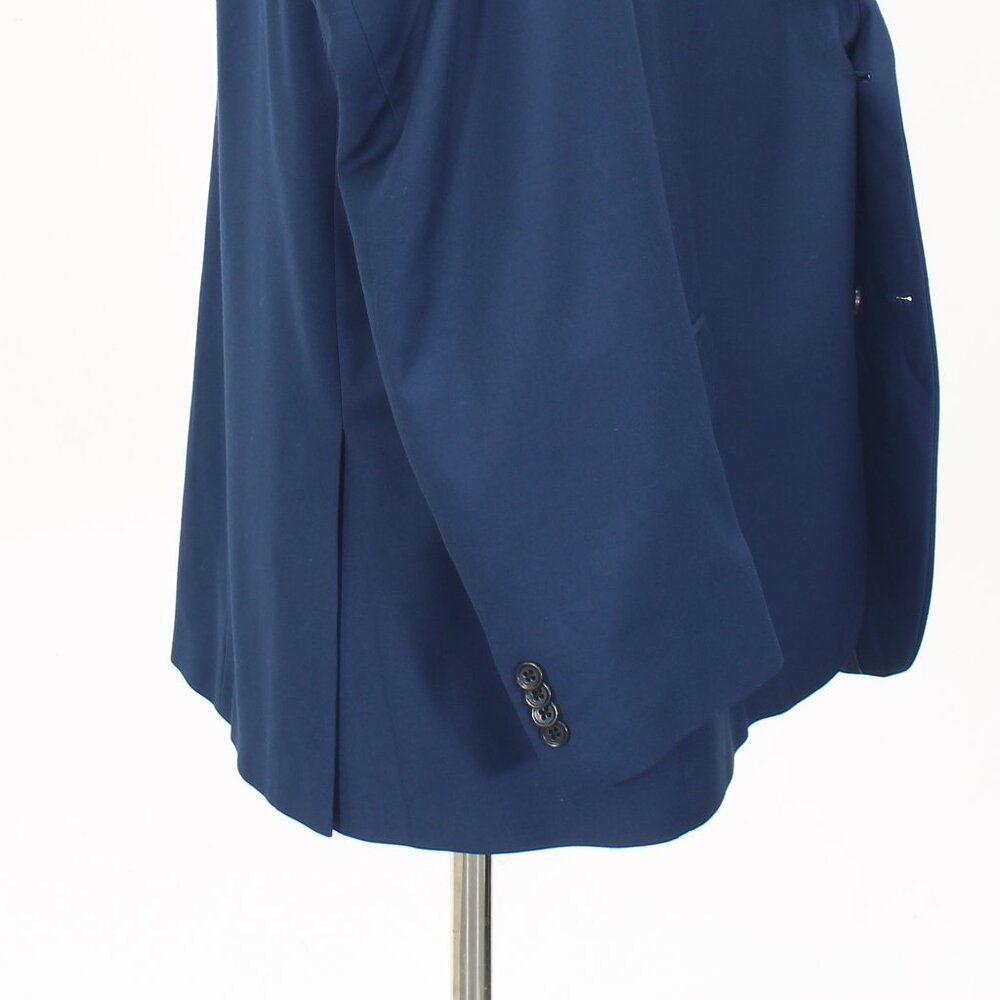 Michael Kors 48R Blue Blazer Sport Coat Jacket 2-Button Solid Y392 - Picture 8 of 11